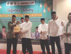 Wakili Pemkab Bekasi, Camat Bojongmangu Sambut Hangat Kafilah MTQ Jabar Kabupaten Pangandaran