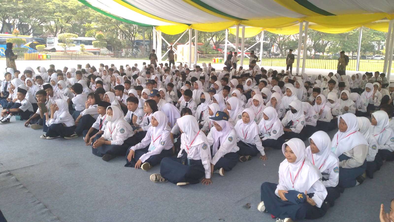 Ramaikan MTQ Jabar, Disdik Kabupaten Bekasi Ajak Ratusan Siswa Kunjungi Venue MTQ