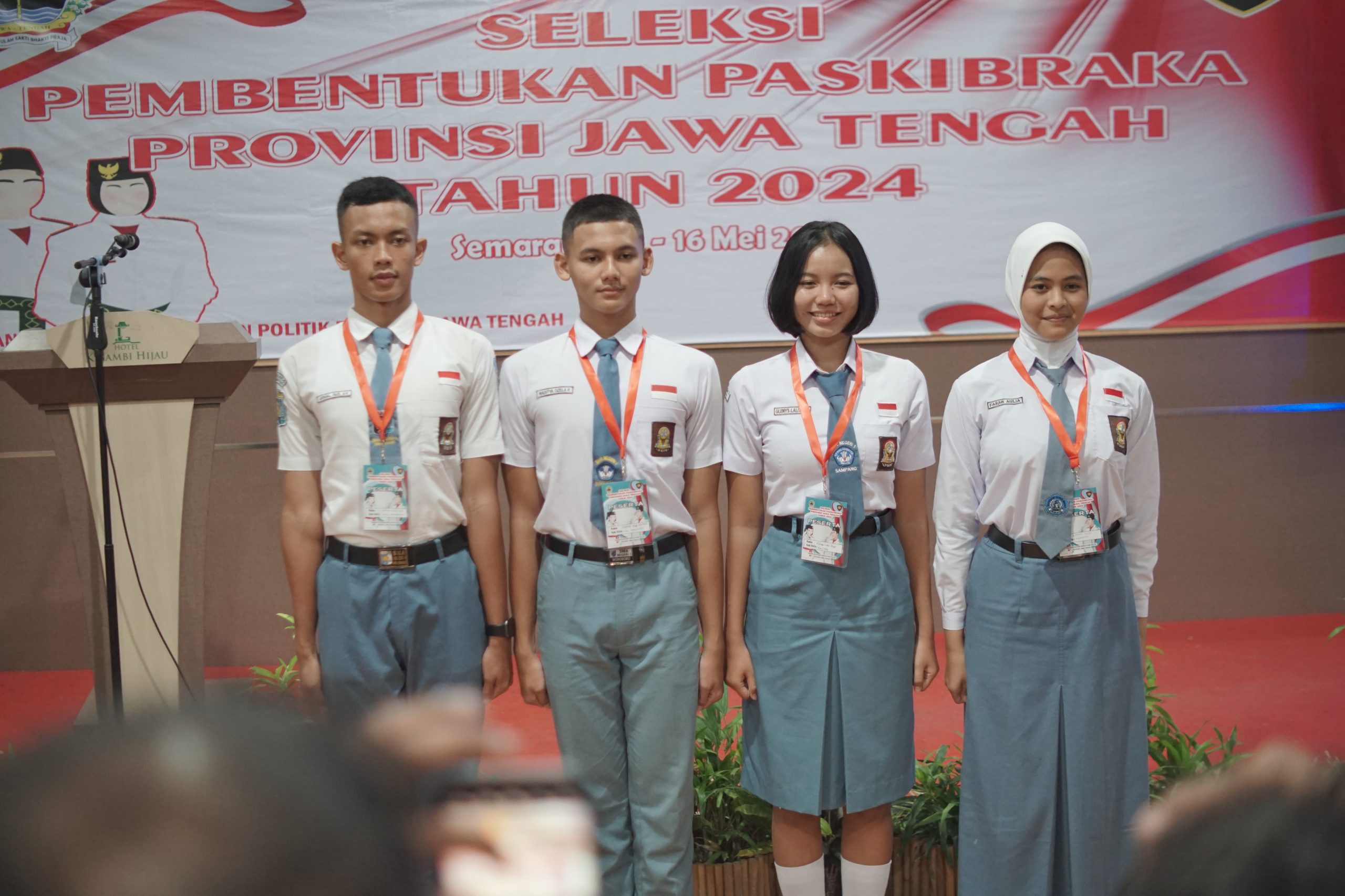 Pemprov Jateng Kirim Empat Pelajar untuk Seleksi Paskibraka Nasional