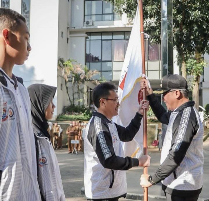 Ajang Popwilda Jawa Barat 2024, Pj. Wali Kota Cimahi Lepas 150 Kontingen di Kota Cimahi