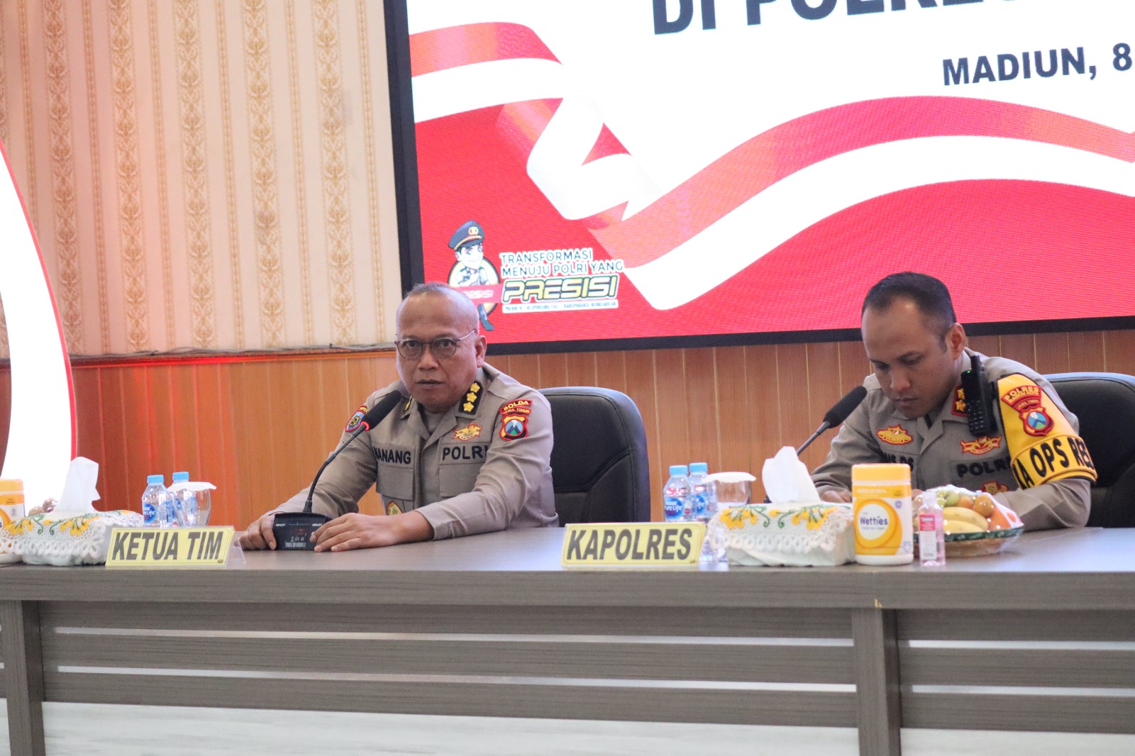 Tim Itwasda Polda Jatim Melakukan Audit Kinerja di Polres Madiun Kota