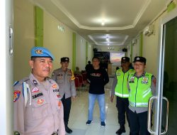 Polsek Talang Ubi, Kabupaten PALI, Menjalankan Tugas Pengamanan di Gereja Bethel Indonesian Diwilkumnya