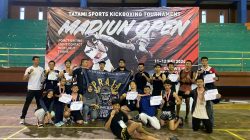 Atlit Kota Madiun Juara Umum Turnamen Tatami Sports Kickboxing Madiun Open 2024