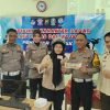 Kasat Lantas Polres Madiun Kota Jadi Narasumber  Sosialisasi Tertib Berlalu Lintas di SMKN 2 Jiwan