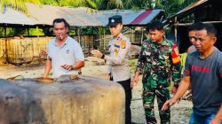 Kegiatan Gabungan Bersama TNI Polri dan Pemda, Bongkar Gudang dan Lokasi Penyulingan Minyak Ilegal di Banyuasin dan Muratara