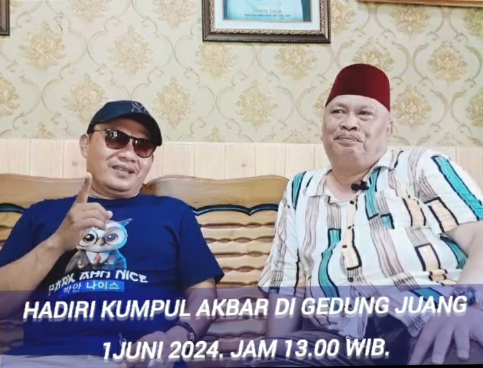 Damin Sada Sampaikan Undangan Terbuka Kongres Masyarakat Bekasi