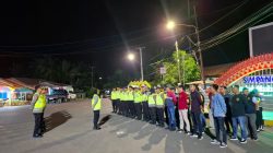 Polres PALI Laksanakan kegiatan Razia Terpadu Dalam Rangka Kegiatan Rutin Yang Ditingkatkan (KRYD) di Simpang 5 Pendopo