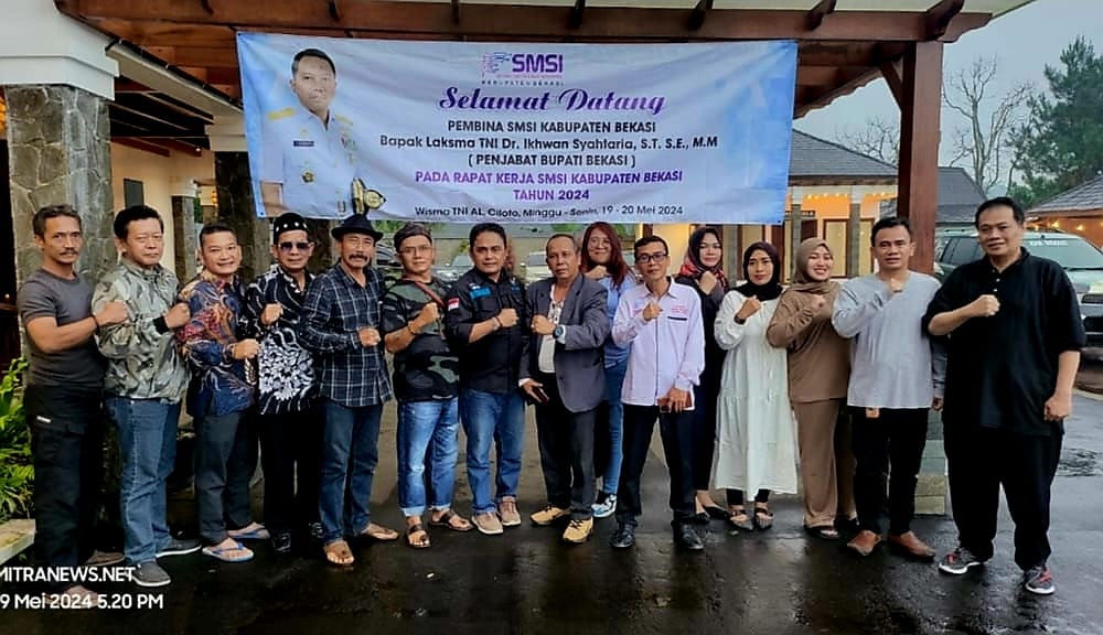 Gelar Raker ke-3, SMSI Kabupaten Bekasi Mantapkan Program Kerja di 2024 - 2025