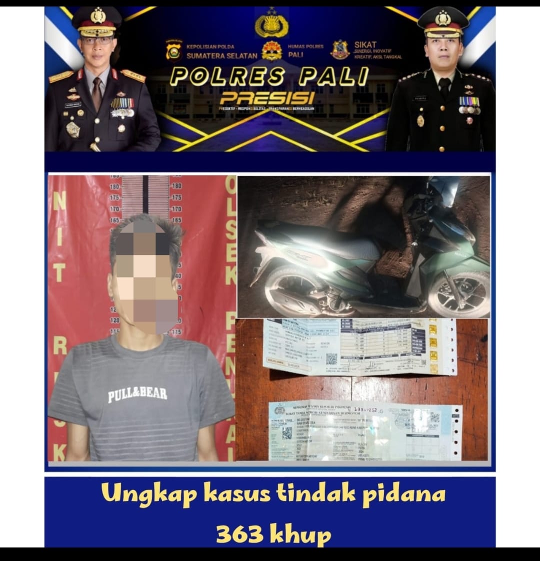 CEN Bin ID (21), Pelaku 363 KUHP Berhasil diamankan Polisi