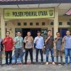 Kapolsek Penukal Utara IPTU Fredy Franse Triwahyudi, SH Sambut Kunjungan PPK Penukal Utara