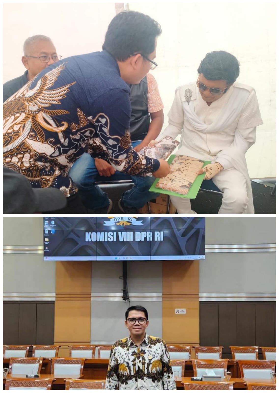 Dari Rhoma Irama "Raja Dangdut" Hingga ke Komisi VIII DPR RI, R Hamzaiya Kenalkan Budaya Batik Singa Barong