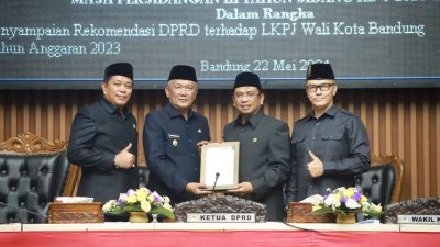 DPRD Berikan 11 Catatan Strategis dan Rekomendasi Bagi LKPJ Wali Kota Bandung Tahun Anggaran 2023