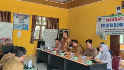 Untuk Pencegahan Dan Penanganan Stunting, Pemerintah Desa Tanjung Kurung Melaksanakan Kegiatan Rembug Stunting