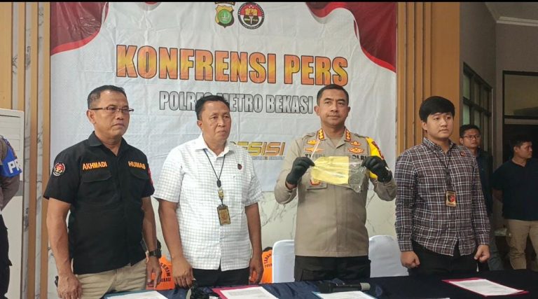 Unit Jatanras Polres Metro Bekasi Berhasil Amankan 5 Tersangka Pelaku Penyekapan