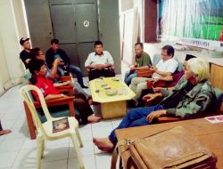 Para Ketua Organisasi Wartawan dan Redaksi Koran Guntur Pos Kumpul Bahas HUT Guntur Pos Ke 14 dan Hardiknas