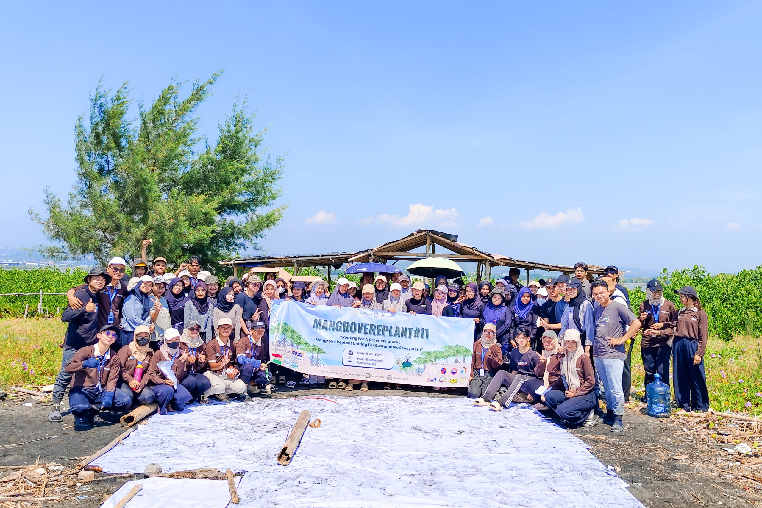 Teknik Kimia UNNES Gelar Mangrove Replant Ke-11 Untuk Mencegah Abrasi