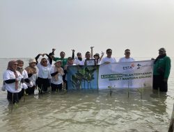 PT Esta Dana Ventura Tanam 5.001 Pohon Mangrove di Pesisir Indramayu