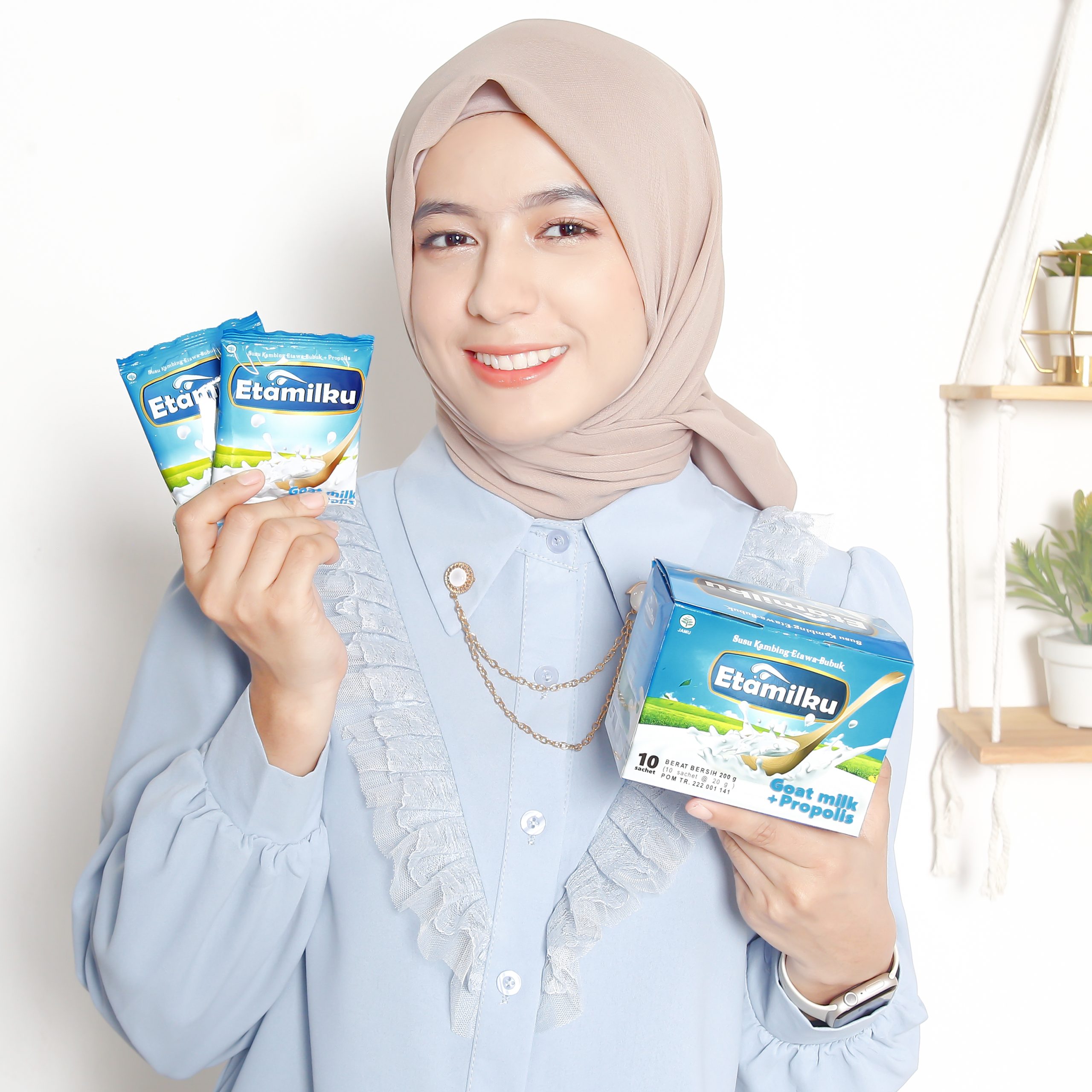 Elmedinah Indonesia Meluncurkan Produk Inovatif: Susu Kambing Etamilku