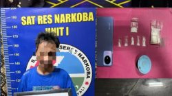 Satuan Reserse Narkoba Polres PALI Berhasil Amankan Pelaku Pengedar Narkotika Jenis Sabu-Sabu di Jalan Servo