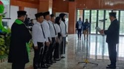 Jelang Pilkada Komisi Pemilihan Umum (KPU) Kabupaten PALI Melantik 213 Anggota Panitia Pemungutan Suara