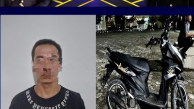 Pelaku Pencuri Motor Honda Beat di Parkiran Rumah Makan Sejahtera PALI Berhasil di Ringkus Polisi