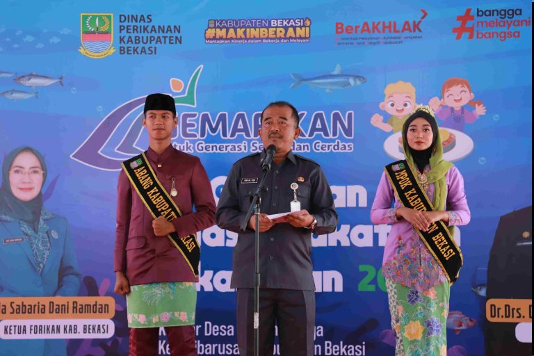 Turunkan Stunting, Dinas Perikanan Kabupaten Bekasi Ajak Masyarakat Cibarusah Gemarikan