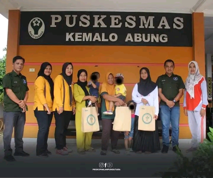 Pemkab L - U Bagian Protokol dan komunikasi Pimpinan Setdakab (L. U ) Peduli Anak Stunting .