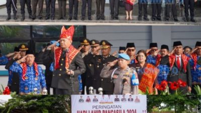 Pemerintah Kabupaten Karo bersama Forkopimda Karo Peringati Hari Lahir Pancasila 1 Juni 2024