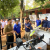 Terra Drone Indonesia Pamerkan Teknologi Drone kepada Menteri ATR/BPN dalam Program Gerakan Pemasangan Tanda Batas (GEMAPATAS) di Depok