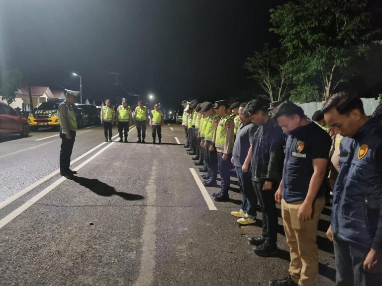 Polsek Penukal Abab Apel Persiapan Kegiatan Rutin Yang Ditingkatkan (KRYD) Razia Terpadu Oleh Tim UKL I di Mako Polsek Penukal Abab