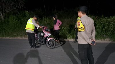 Polsek Penukal Utara Menggelar Kegiatan Rutin Yang Ditingkatkan (KRYD)