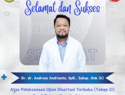 Dr Andreas Lulus Doktor di Unair