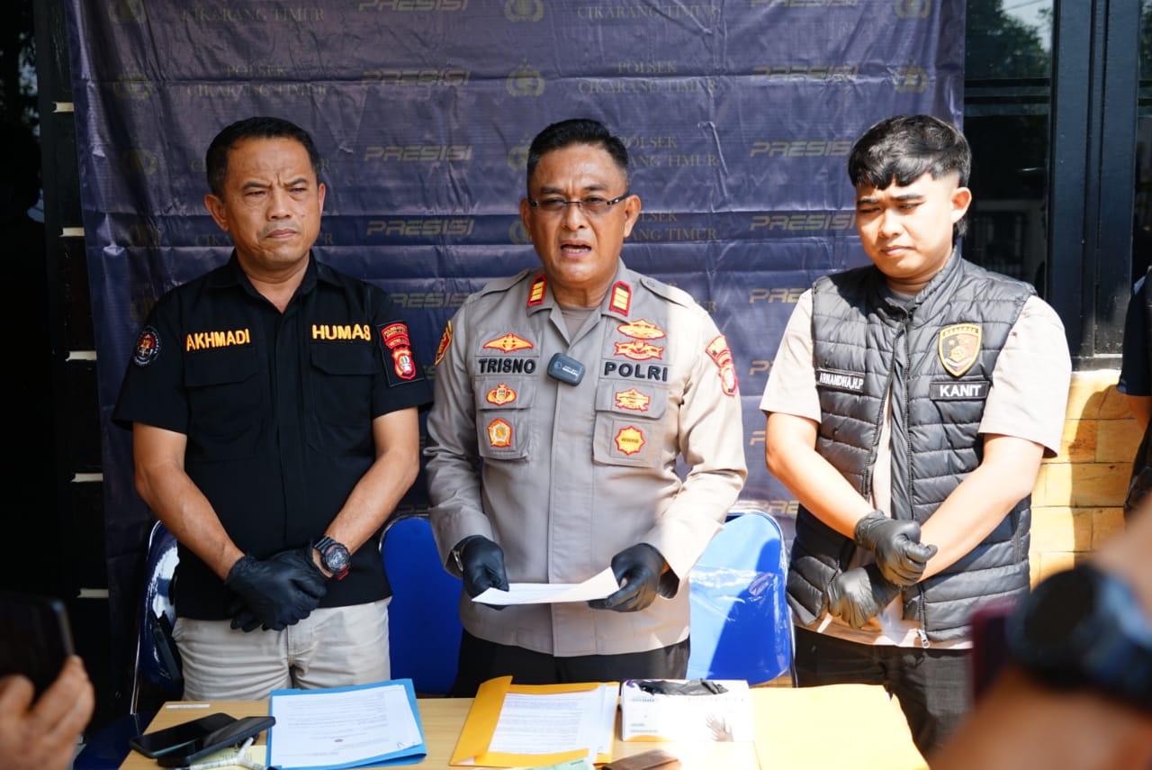 Polsek Cikarang Timur Berhasil Ungkap Kasus Pencurian dengan Pemberatan dan Penggelapan