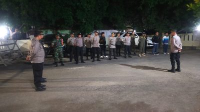 Apel Malam Ops Cipta kondisi dan Ops Kejahatan Jalanan di Wilayah Hukum Polsek Cibarusah