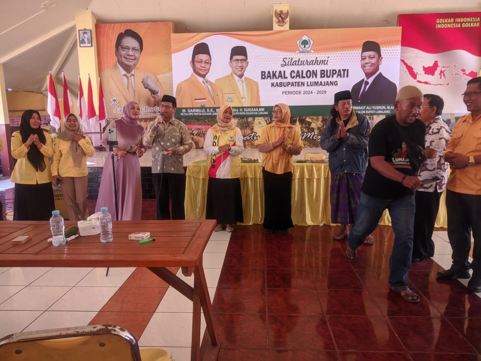 Silahturahmi antara Nurwakid dengan Partai Golkar di Kabupaten Lumajang