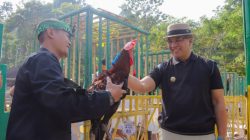 Pj. Wali Kota Cimahi Dicky Saromi, membuka Kontes ayam Pelung Gema Lokananta II Tingkat Kota/Kabupaten