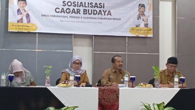 Disbudpora Kabupaten Bekasi Mengadakan Sosialisasi Cagar Budaya