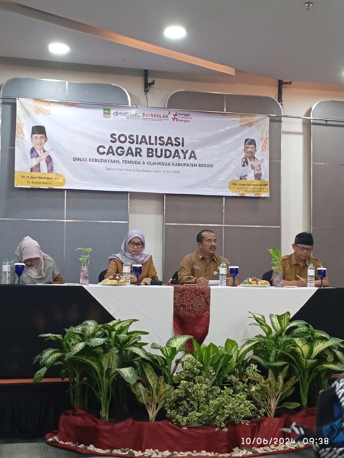 Disbudpora Kabupaten Bekasi Mengadakan Sosialisasi Cagar Budaya
