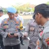 Kapolres PALI AKBP Khairu Nasrudin,S.I.K, M.H,Memberikan Perintah Langsung kepada Kasi Program Polres PALI IPTU Raja Agam Harahap Untuk Laksanakan Razia Handphone Yang dimiliki Oleh Seluruh Personil Polres PALI