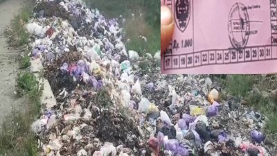 Tumpukan Sampah di Desa Kandang Ancam Kesehatan Warga