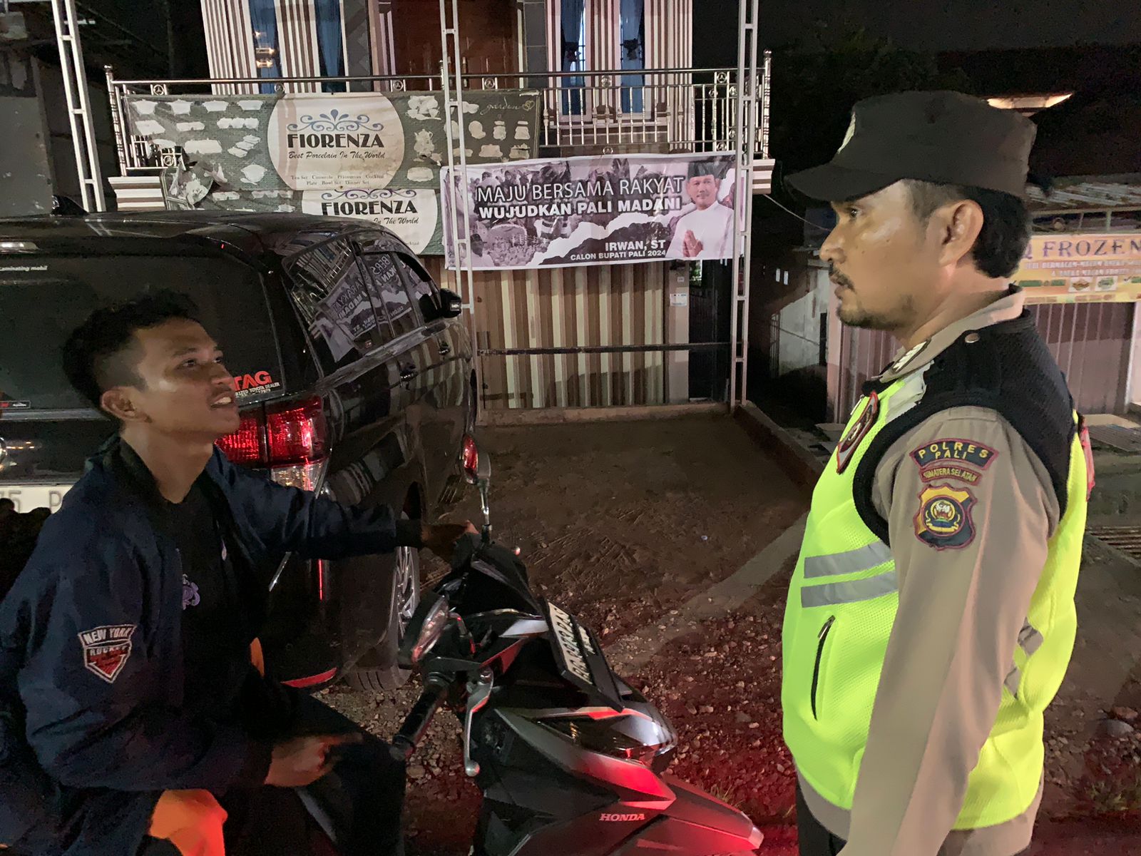 Polsek Talang Ubi Menggelar Kegiatan Rutin Yang Ditingkatkan (KRYD) Pada Sabtu Malam