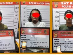 Satreskrim Polres Aceh Timur Amankan Tiga Pelaku Judi Online Di Wilayah Idi Rayeuk