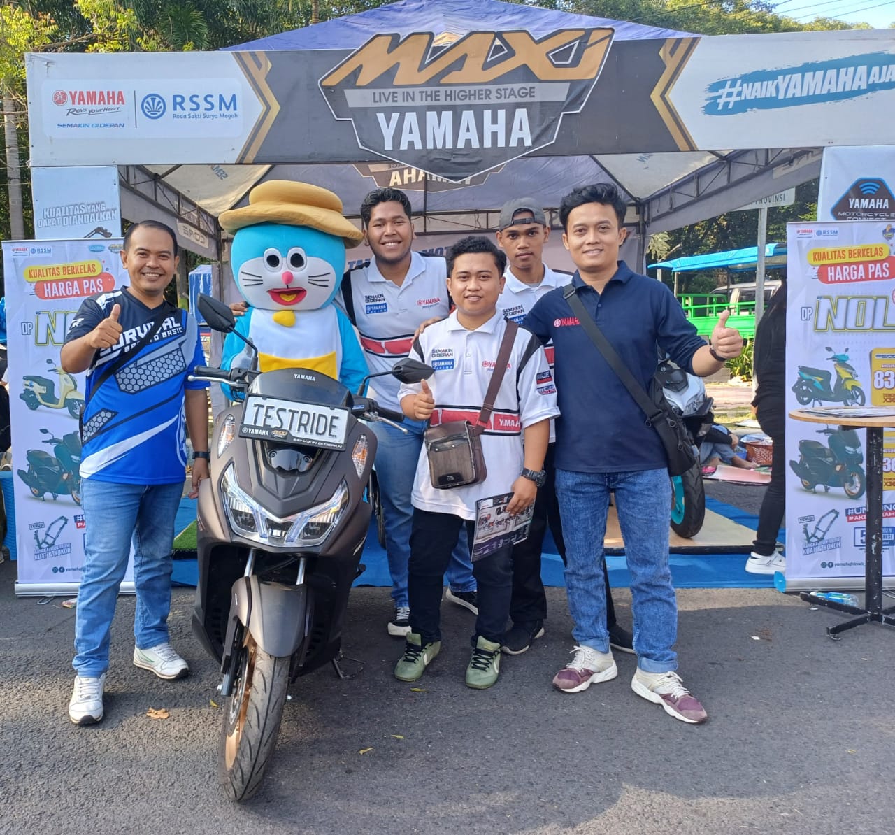 SIP Dealer Yamaha Nangkaan Aksi Servis Gratis Untuk 10 Sepeda Motor Mark Yamaha diberbagai Tempat