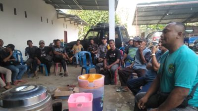 Polsek Talang Ubi Menggelar Sosialisasi Kamtibmas (Keamanan dan Ketertiban Masyarakat) Bersama kelompok Tani Desa Sungai Baung