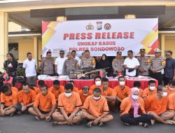 Polres Bondowoso Ungkap Kasus Selama Ops Sikat Semeru 2024