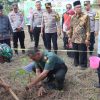 Dalam Rangka Memperingati HUT Bhayangkara KE-78, Polres PALI Menggelar Penanaman Pohon Secara Serentak