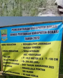 LSM GNRI GERAM Adanya Dugaan Main Mata PPK Dan Kelompok Tani Sri Murni Desa Bantarsari LSM GNRI Akan Segera Melaporkan