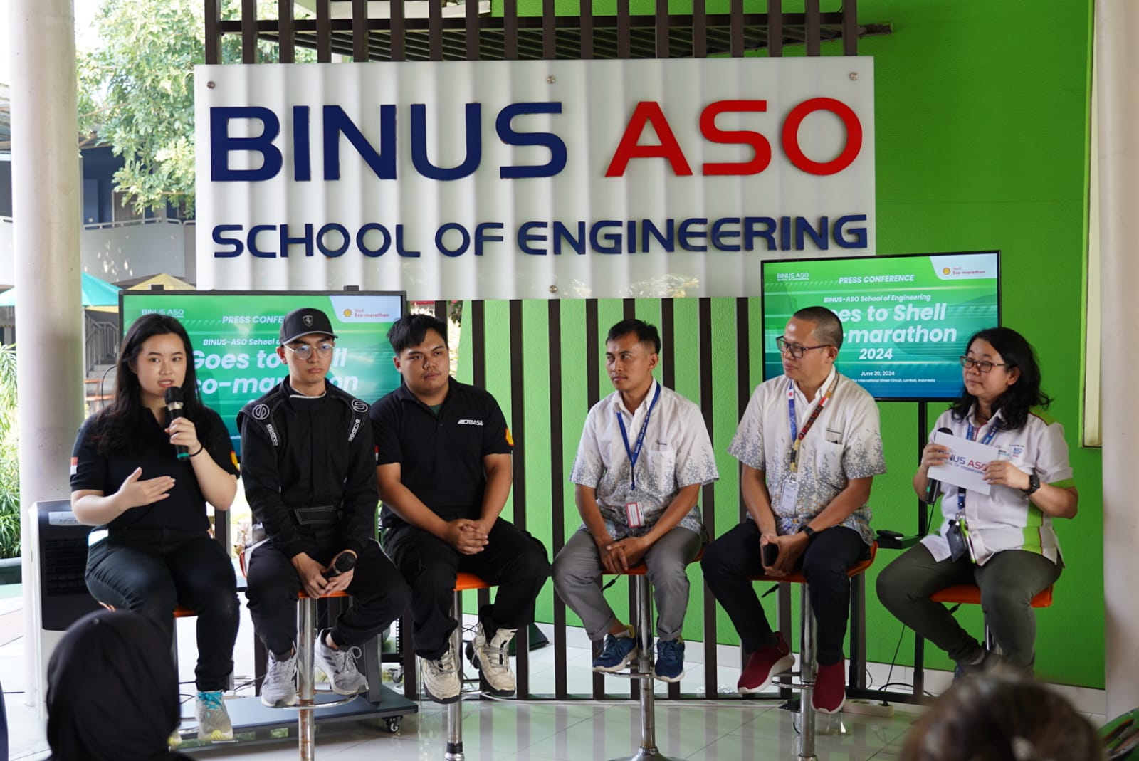 Press conference keikutsertaan BINUS ASO School of Engineering ke Shell Eco Marathon 2024