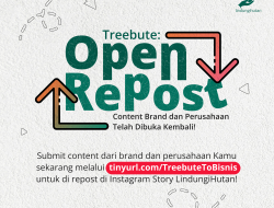 Treebute: Solusi Promosi Produk UMKM, Brand, dan Perusahaan di Instagram LindungiHutan