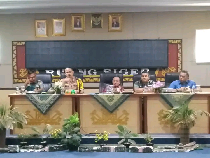 Pemkab Lampura Bersama Forkompimda dan Ormas Adakan Rapat Guna Membahas Kamtibmas yang Marak di Lampung Utara
